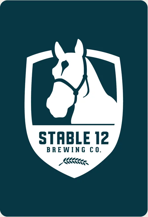 Stable 12 Brewing Co. horse shield logo